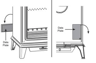 Where can I find the serial number of my stove?